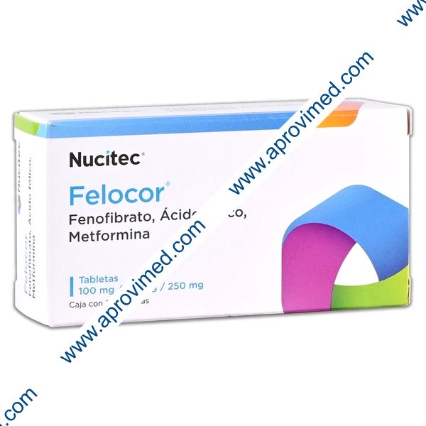 FELOCOR c/20 TABS. 100/2.5/250 MG.