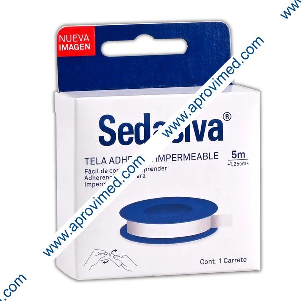 SEDASIVA Carrete A: 1.25cm; L: 5m. Caja c/1 Pza.