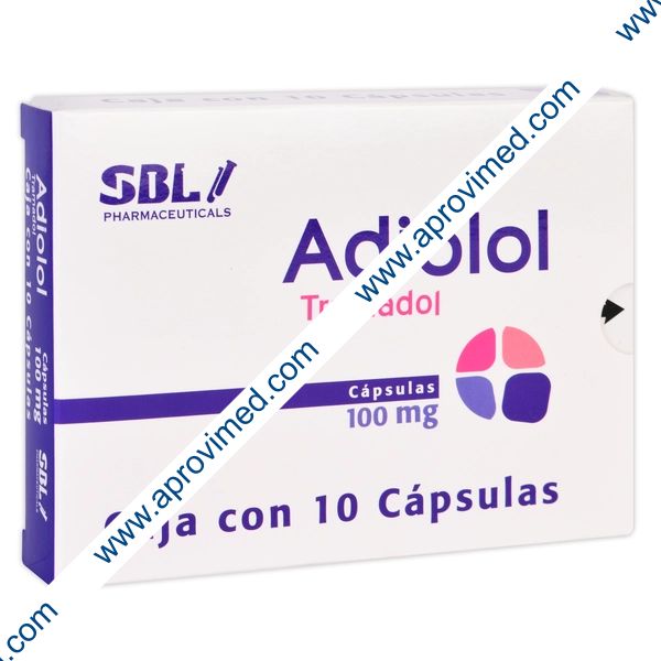 ADIOLOL Cja. c/10 CAPS. 100 MG.