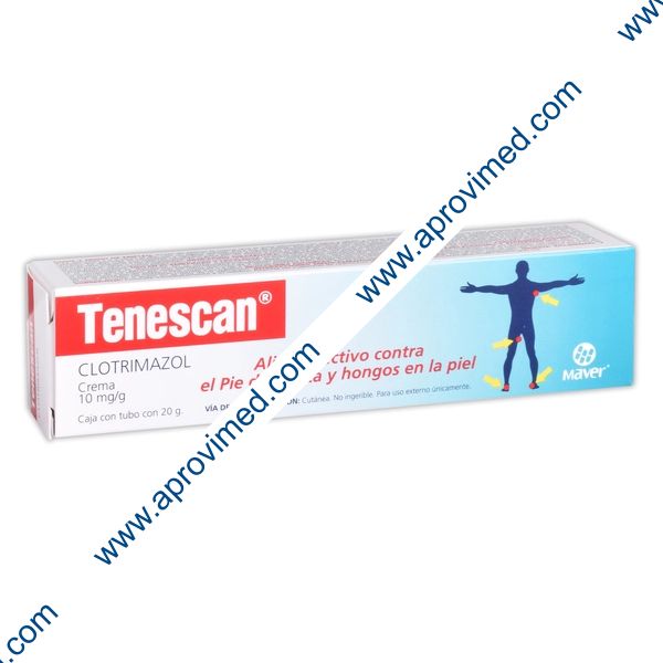 TENESCAN CREMA Tubo c/20 G. 10 MG/1 G.