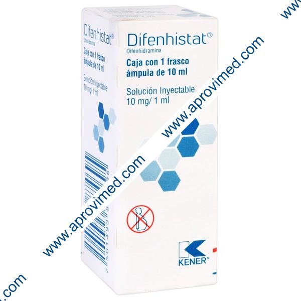 DIFENHISTAT Sol. Iny. c/1 FCO. AMP. 10 ML. 10 MG/1 ML.