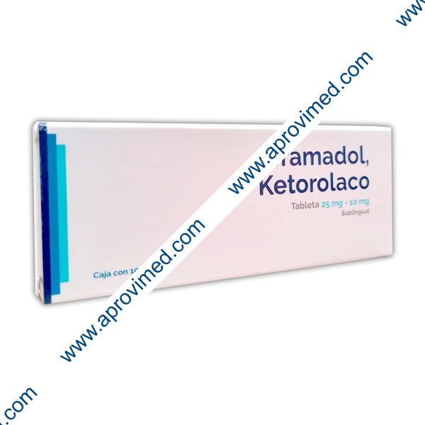 KETOROLACO/TRAMADOL (Teva) c/10 TABS. Sublingual 10/25 MG.