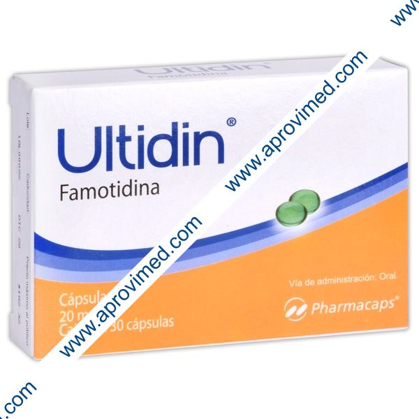 ULTIDIN c/30 CAPS. 20 MG.