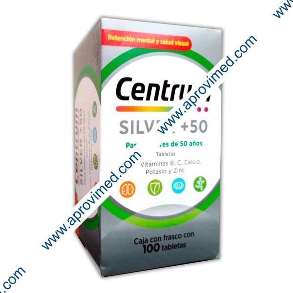 CENTRUM SILVER +50 c/100 TABLETAS.