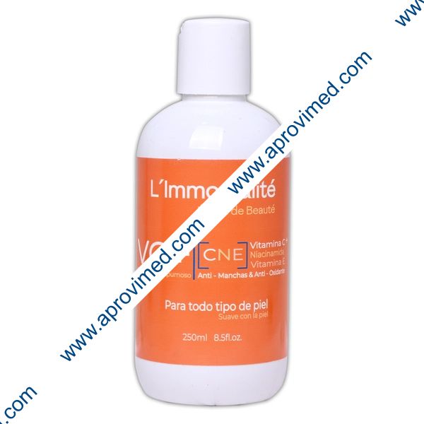 VC+ GEL LIMPIADOR FACIAL ESPUMOSO para todo tipo de piel Fco.250 ML.