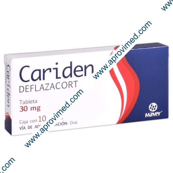 CARIDEN c/10 TABS. 30 MG.