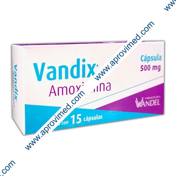 VANDIX c/15 CAPS. 500 MG.