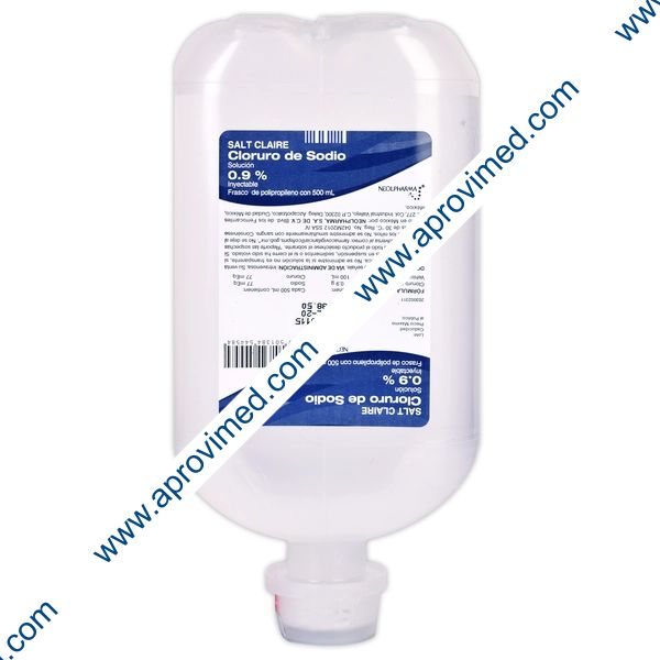 SALT CLAIRE Sol. Iny. 0.9% Frasco c/ 500 ML.