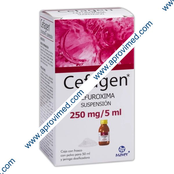 CEFAGEN SUSP. Fco. 50 ML. 250 MG/5 ML.