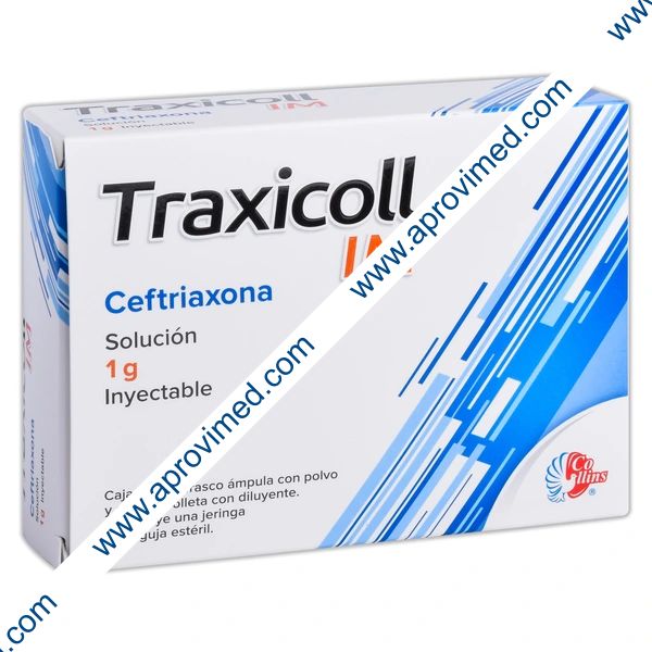 TRAXICOLL I.M. Sol. Iny. c/1 FCO. AMP. 1 G/3.5 ML. y Jeringa.