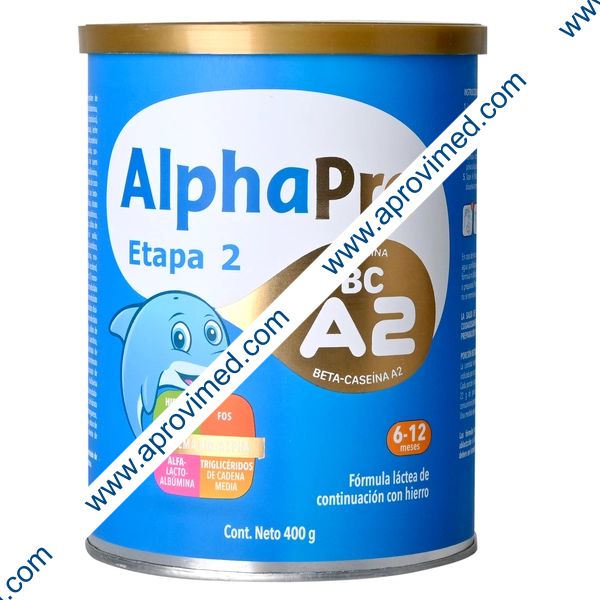 ALPHAPRO ETAPA 2 (6-12 Meses) LECHE en POLVO Lata c/400 G.