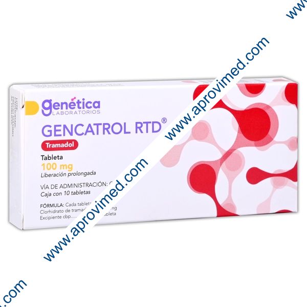 GENCATROL RTD c/10 TABS. L.P. 100 MG.