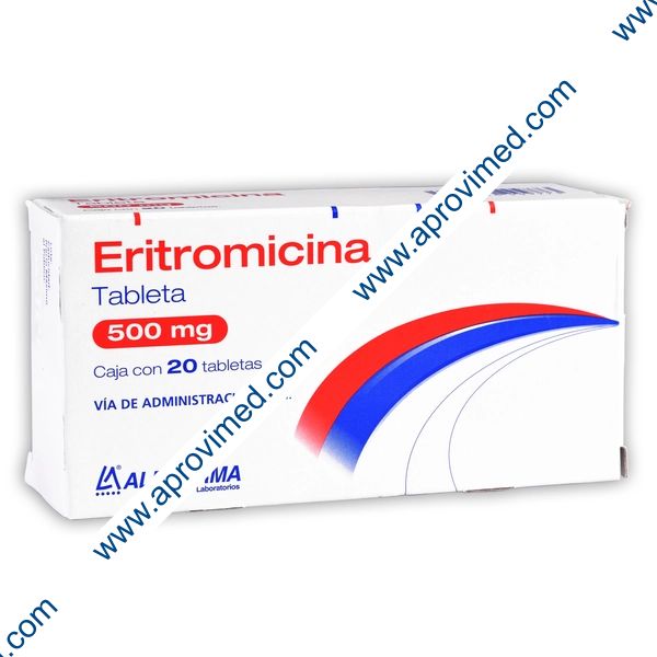 ERITROMICINA (Alpharma) c/20 TABS. 500 MG.