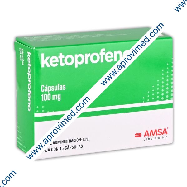KETOPROFENO (Amsa) c/15 CAPS. 100 MG.