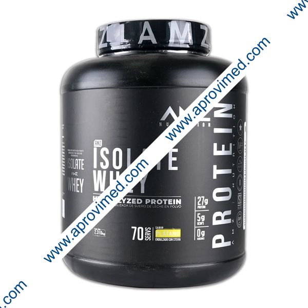 ISOLATE WHEY (AMZ) POLVO Sabor Plátano Bote 2.310 KG.