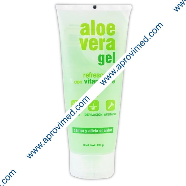 ALOE VERA GEL Refrescante c/VITAMINA E Tubo c/200 G.