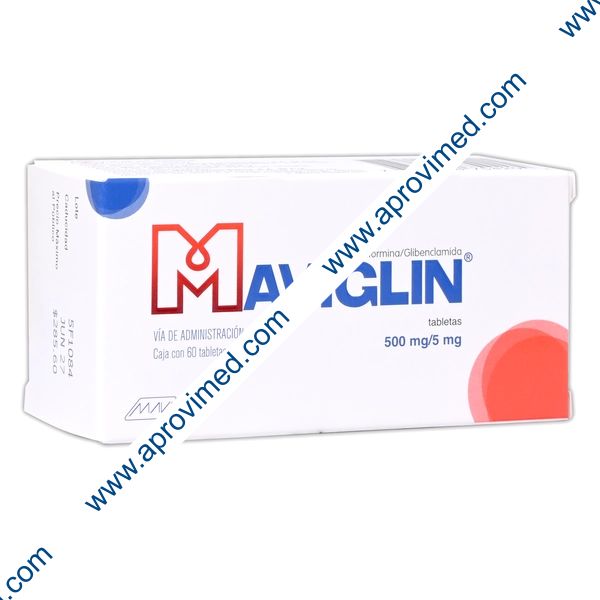 MAVIGLIN c/60 TABS. 500/5 MG.