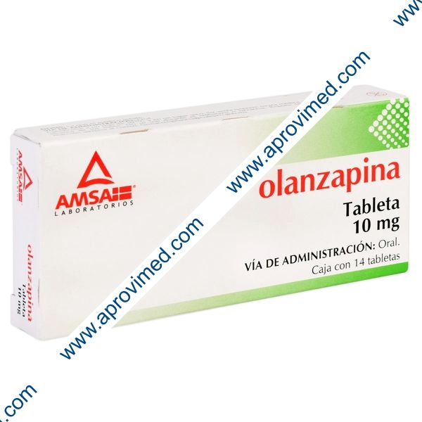 OLANZAPINA (Amsa) c/14 TABS. 10 MG.