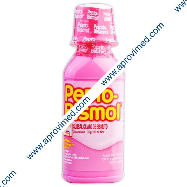 PEPTO-BISMOL Sab. Original SUSP. Fco. 236 ML. 1.75 G/100 ML.