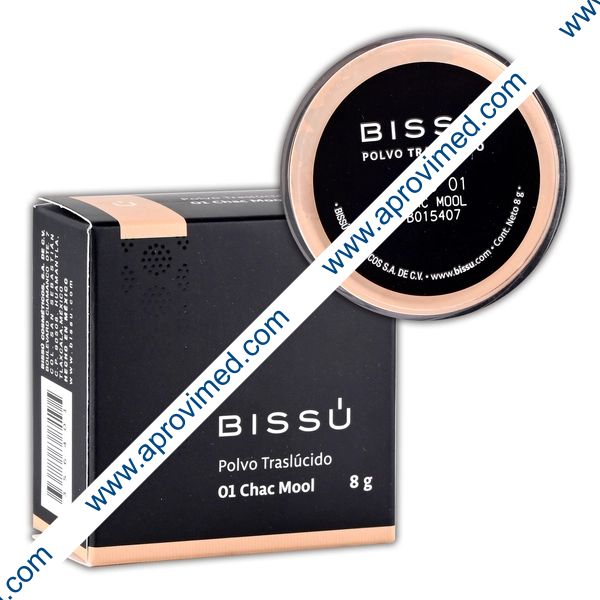 BISSÚ POLVO TRASLÚCIDO Tono 01-Chac Mool c/1 Pza. 8 G.
