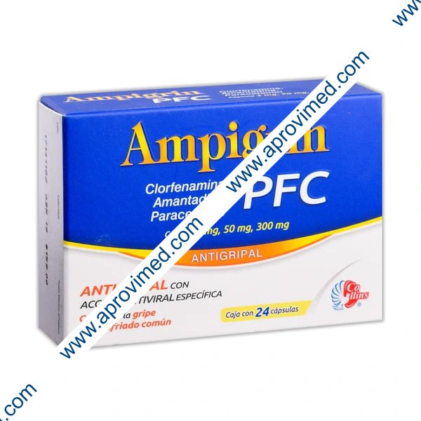 AMPIGRIN PFC Cja. c/24 CAPS. 3/50/300 MG.