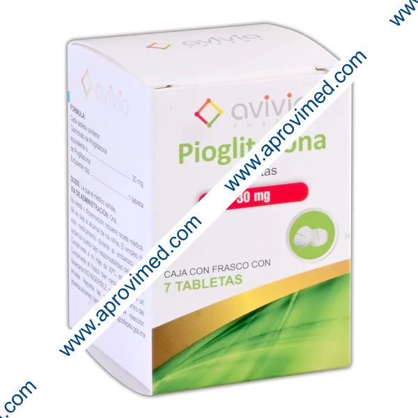 PIOGLITAZONA (Avivia) c/7 TABS. 30 MG.