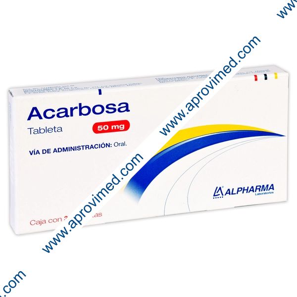 ACARBOSA (Alpharma) c/30 TABS.  50 MG.