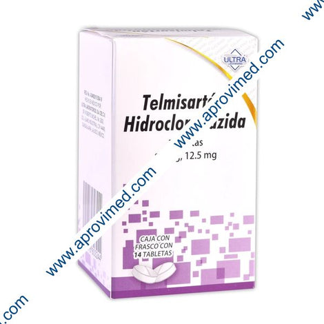 TELMISARTÁN/HIDROCLOROTIAZIDA (Ultra) c/14 TABS. 80/12.5 MG.