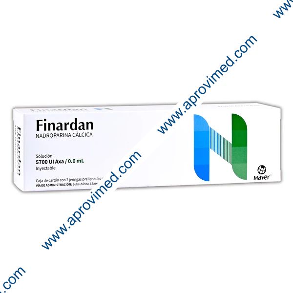 FINARDAN Sol. Iny. c/2 JGAS. Prellenadas 5,700 UI Axa/0.6 ML.