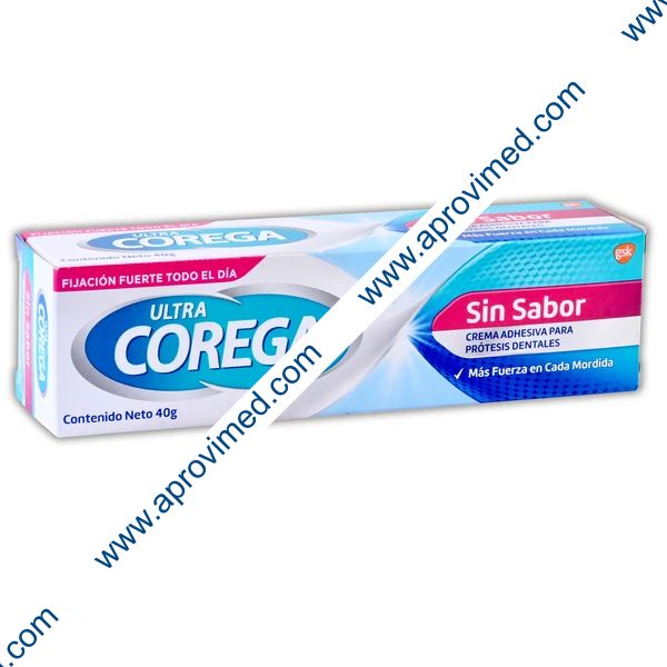 ULTRA COREGA Sin Sabor CREMA ADHESIVA Tubo c/40 G.