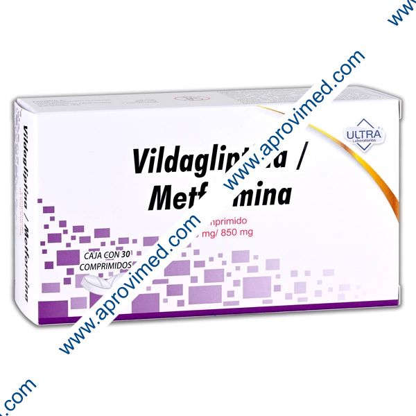 VILDAGLIPTINA/METFORMINA (Ultra)  c/30 COMPS. 50/850 MG.