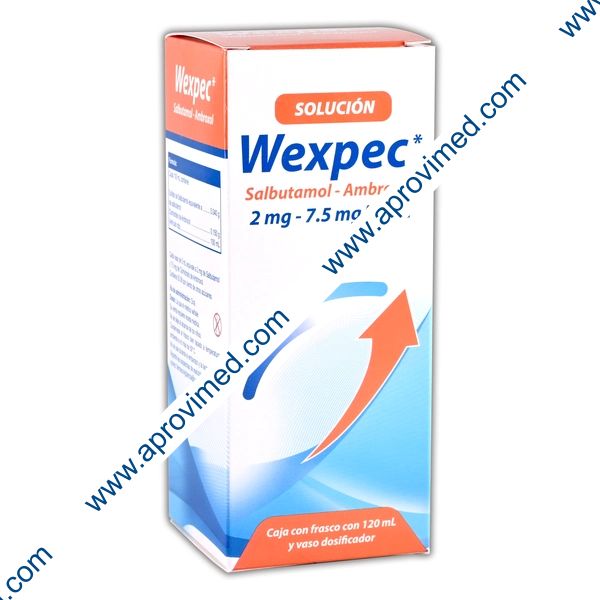 WEXPEC SOL. Fco. 120 ML. 2-7.5 MG/5 ML.