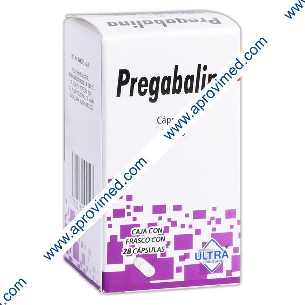 PREGABALINA (Ultra) c/28 CAPS.  75 MG.