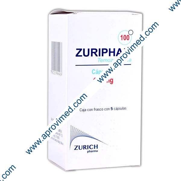 ZURIPHAR c/ 5 CÁPULAS 100 MG.