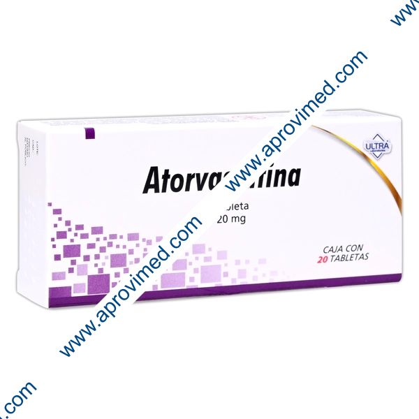 ATORVASTATINA (Ultra) c/20 TABS. 20 MG.
