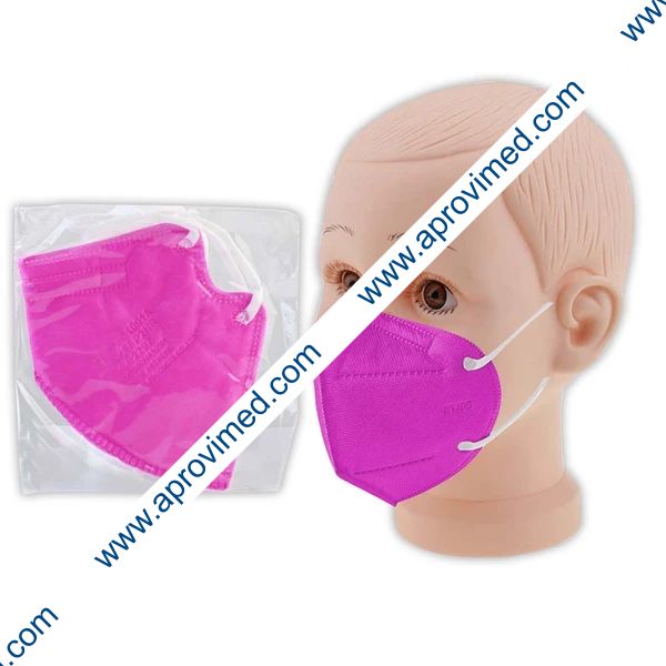 MASCARA PROTECTORA INFANTIL KN95 Col. Rosa BOLSA c/1 Pza.