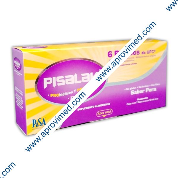 PISALAK SUSP. c/7 FCOS. 10 ML. 6 BILLONES UFC.