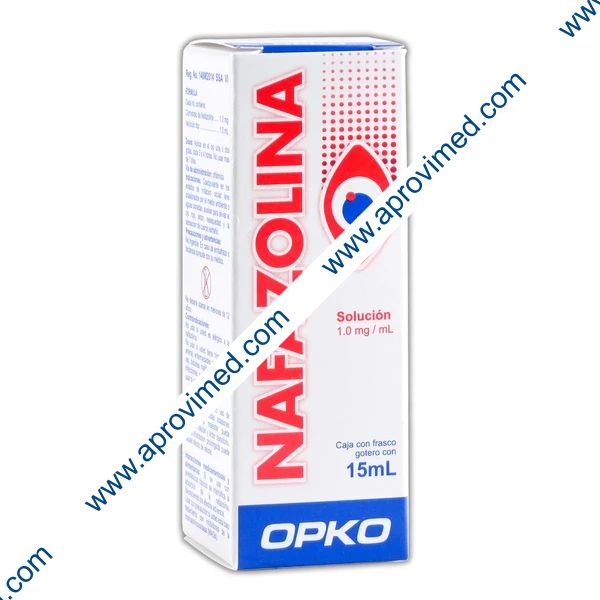 NAFAZOLINA (Opko) Sol. Oftálmica Fco. Gotero 15 ML. 1 MG/1 ML.