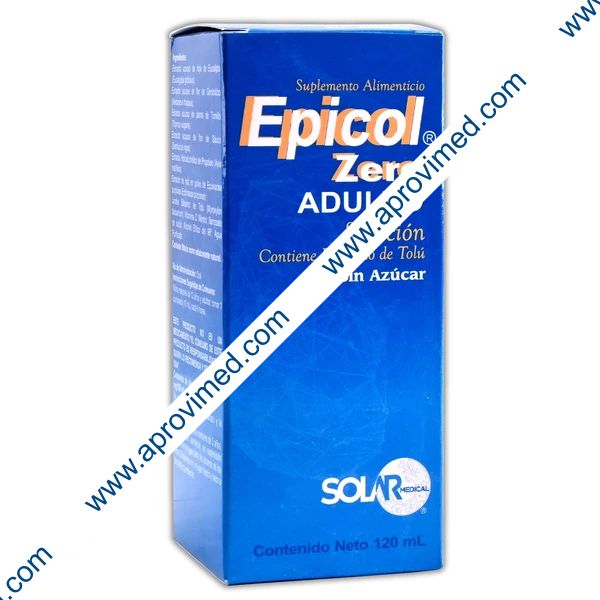 EPICOL Zero ADULTO SOLUCIÓN Sin Azúcar Fco. 120 ML.