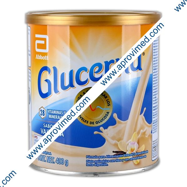 GLUCERNA POLVO Sabor Vainilla LATA 400 G. 0.91 Kcal/1 ML.