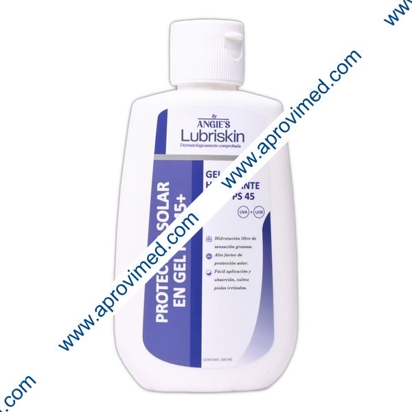 LUBRISKIN PROTECTOR SOLAR EN GEL FPS 45+ Fco. 100 ML.