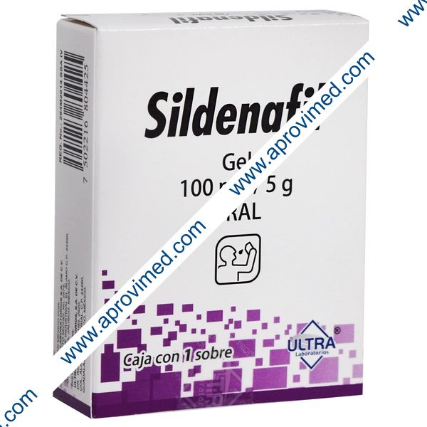 SILDENAFIL (Ultra) c/1 SOBRE Gel Oral 100 MG/5 G.