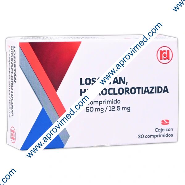 LOSARTÁN/HIDROCLOROTIAZIDA (Randall) c/30 COMPS. 50/12.5 MG.