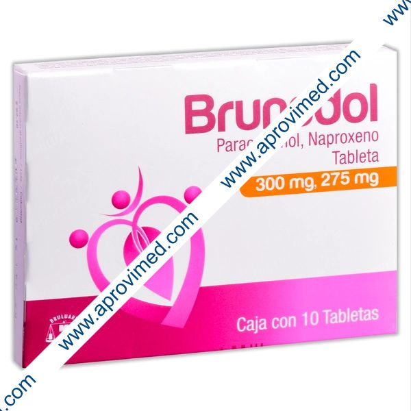 BRUNADOL c/10 TABS. 300/275 MG.