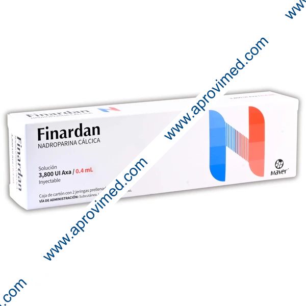 FINARDAN Sol. Iny. c/2 JGAS. Prellenadas 3,800 UI Axa/0.4 ML.