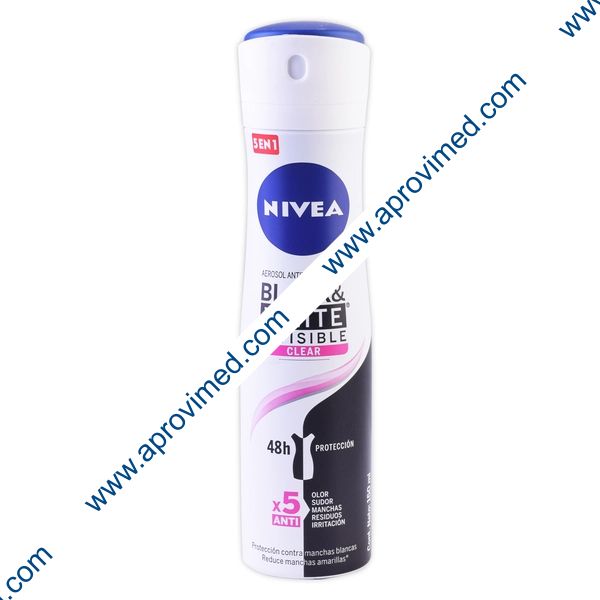NIVEA BLACK & WHITE INVISIBLE 48H Aerosol Antitranspirante 150 ML.