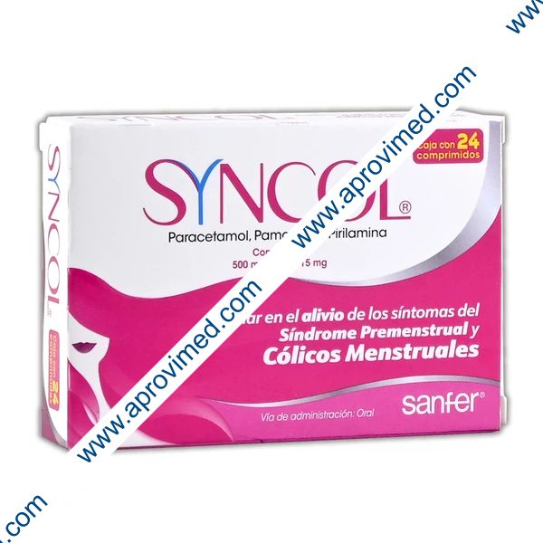 SYNCOL c/24 COMPS. 500/25/15 MG.