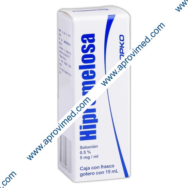 HIPROMELOSA (Opko) Sol. Oft. 0.5% Fco. Gotero 15 ML.