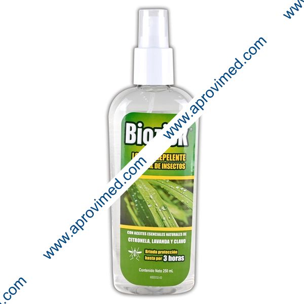 BIOZICK Loción Repelente SPRAY Fco. 250 ML.