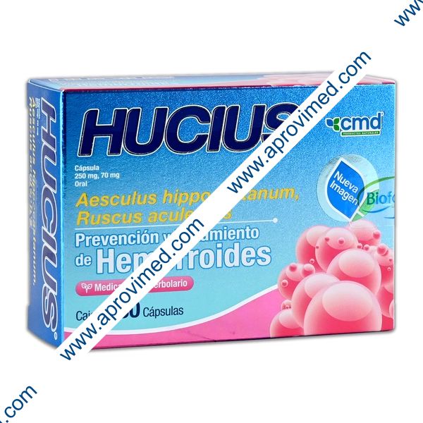 HUCIUS c/30 CAPS. 250/70 MG.